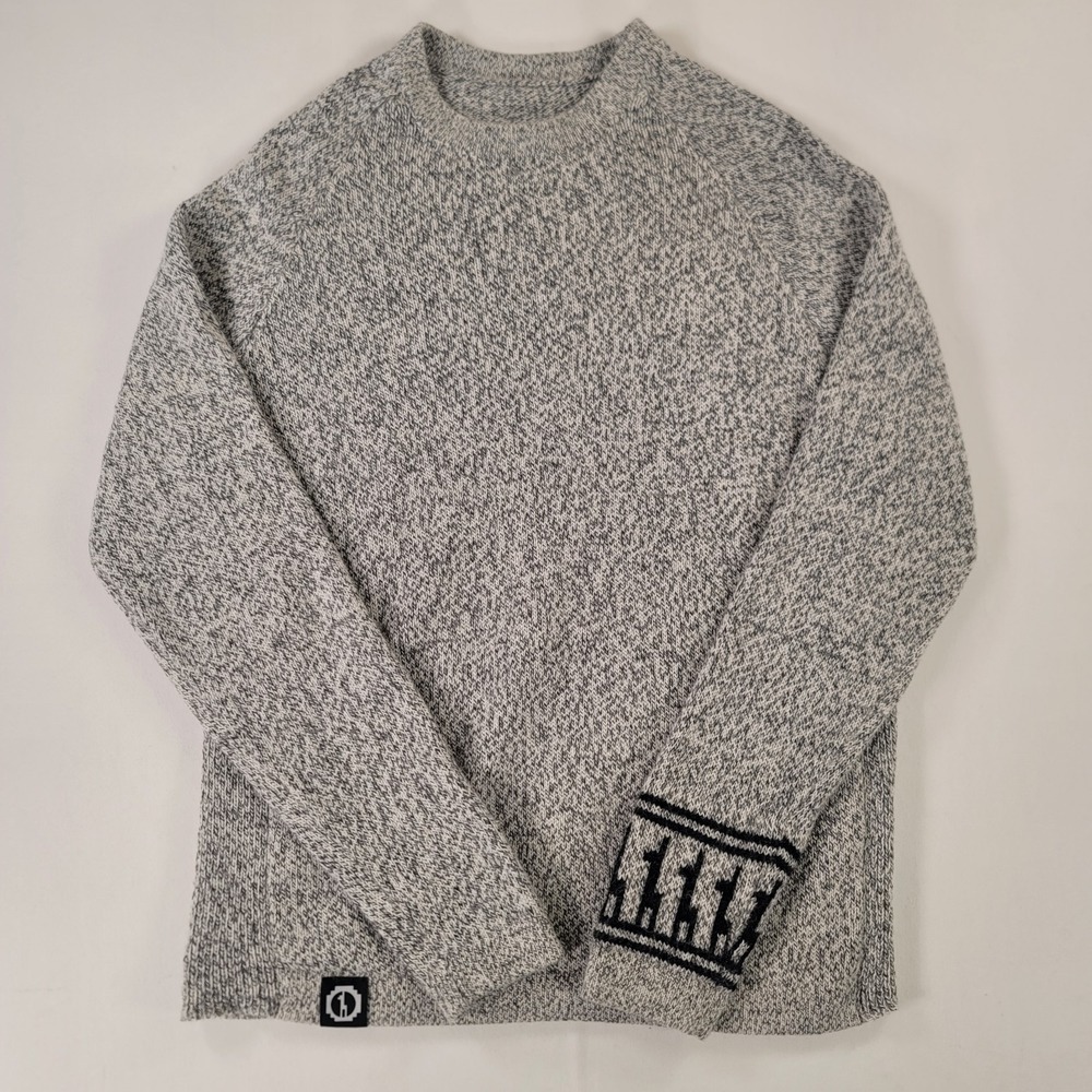 PAKA Royal Alpaca Sweater Womens XS Gray Crewneck Handmade Peru Soft‎ Knit
